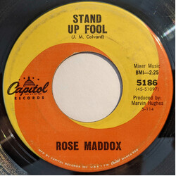 Rose Maddox Stand Up Fool USED VINYL 7INCH 45 RPM SINGLE