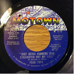 Four Tops Just Seven Numbers (Can Straighten Out My Life) Vinyl 7" USED