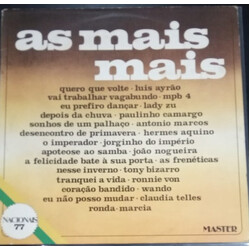 Various As Mais Mais Nacionais 77 Vinyl LP USED