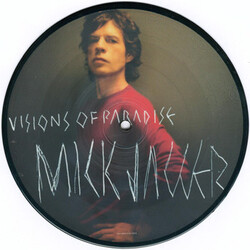 Mick Jagger Visions Of Paradise USED VINYL 7INCH 33 S RPM LIMITED EDITION NUMBERED PICTURE DISC