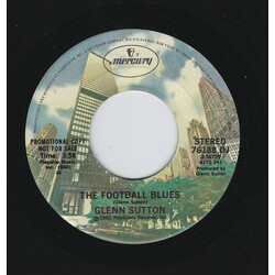 Glenn Sutton The Football Blues USED VINYL 7INCH 45 RPM PROMO
