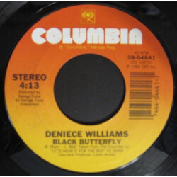 Deniece Williams Black Butterfly USED VINYL 7INCH 45 RPM STEREO