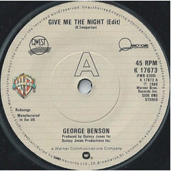 George Benson Give Me The Night USED VINYL 7INCH 45 RPM SINGLE