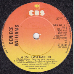 Deniece Williams What Two Can Do Vinyl 7" USED