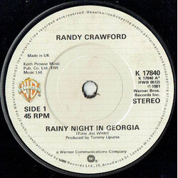 Randy Crawford Rainy Night In Georgia Vinyl 7" USED