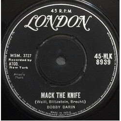 Bobby Darin Mack The Knife / Was There A Call For Me USED VINYL 7INCH SINGLE 45 RPM