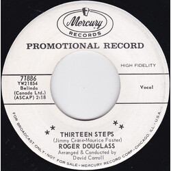 Roger Douglass Thirteen Steps / We Will Never Be As Young As This Again USED VINYL 7INCH 45 RPM PROMO