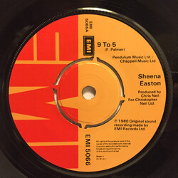 Sheena Easton 9 To 5 USED VINYL 7INCH SINGLE