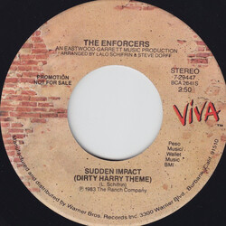 The Enforcers (3) Sudden Impact (Dirty Harry Theme) USED VINYL 7INCH 45 RPM PROMO