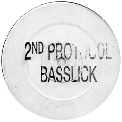 Second Protocol Basslick USED VINYL 12INCH SINGLE SIDED WHITE LABEL