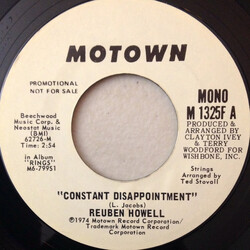 Reuben Howell Constant Disappointment Vinyl 7" USED