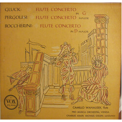 Christoph Willibald Gluck / Giovanni Battista Pergolesi / Luigi Boccherini / Camillo Wanausek / Vienna Pro Musica Orchestra / F. Charles Adler / Micha