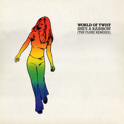 World Of Twist She's A Rainbow (The Fluke Remixes) USED VINYL 12INCH 45 RPM SINGLE