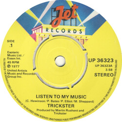 Trickster (6) Listen To My Music USED VINYL 7INCH 45 RPM