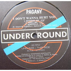 Pagany I Don't Wanna Hurt You USED VINYL 12INCH 33 S RPM
