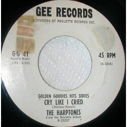 The Harptones / The Cleftones Cry Like I Cried / Can't We Be Sweethearts USED VINYL 7INCH 45 RPM SINGLE