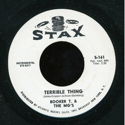 Booker T & The MG's Terrible Thing / Can't Be Still USED VINYL 7INCH 45 RPM SINGLE