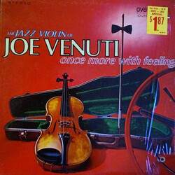 Joe Venuti Once More With Feeling Vinyl LP USED