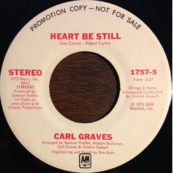 Carl Graves Heart Be Still USED VINYL 7INCH 45 RPM PROMO