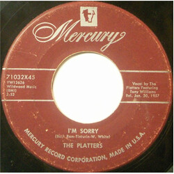 The Platters I'm Sorry / He's Mine USED VINYL 7INCH 45 RPM