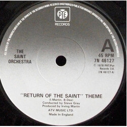 The Saint Orchestra Return Of The Saint USED VINYL 7INCH 45 RPM