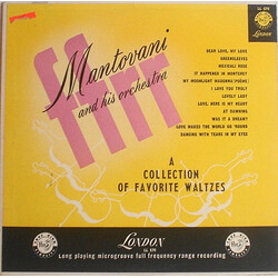 Mantovani And His Orchestra A Collection Of Favorite Waltzes Vinyl LP USED
