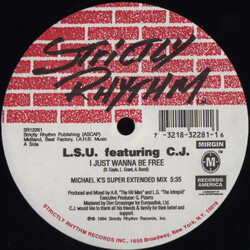 L.S.U. (2) / C.J. I Just Wanna Be Free USED VINYL 12INCH 33 S RPM