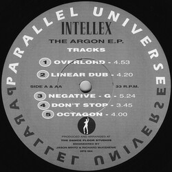 Intellex The Argon E.P. USED VINYL 12INCH EP 33 S RPM