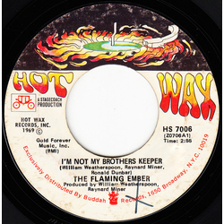 Flaming Ember I'm Not My Brothers Keeper / Deserted Village Vinyl 7" USED