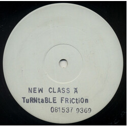 New Class A / Bug Kann & The Plastic Jam Turntable Friction / Beware Of The Bassline USED VINYL 12INCH WHITE LABEL