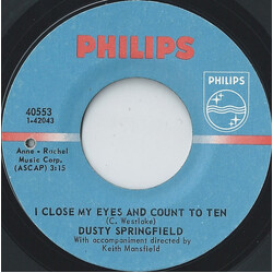 Dusty Springfield I Close My Eyes And Count To Ten USED VINYL 7INCH 45 RPM SINGLE