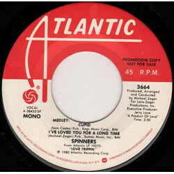 Spinners Medley: Cupid, I've Loved You For A Long Time USED VINYL 7INCH 45 RPM PROMO STEREO MONO