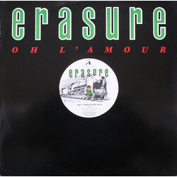 Erasure Oh L'Amour USED VINYL 12INCH SINGLE REPRESS 45 RPM