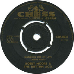 Bobby Moore & The Rhythm Aces Searching For My Love USED VINYL 7INCH SINGLE 45 RPM