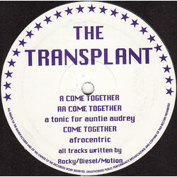 The Transplant Come Together USED VINYL 12INCH PROMO 33 S RPM