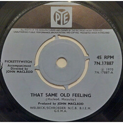 Pickettywitch That Same Old Feeling USED VINYL 7INCH 45 RPM SINGLE