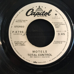 The Motels Total Control USED VINYL 7INCH 45 RPM PROMO