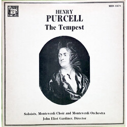Henry Purcell / John Eliot Gardiner / The Monteverdi Choir / The Monteverdi Orchestra The Tempest Vinyl LP USED