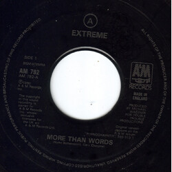 Extreme (2) More Than Words USED VINYL 7INCH SINGLE 45 RPM
