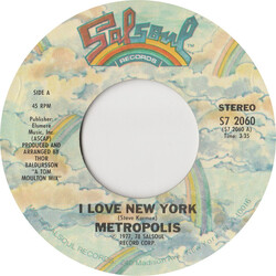 Metropolis (5) I Love New York USED VINYL 7INCH 45 RPM SINGLE STYRENE STEREO
