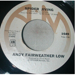 Andy Fairweather-Low Spider Jiving USED VINYL 7INCH 45 RPM STYRENE