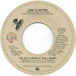 Eric Clapton I've Got A Rock N' Roll Heart USED VINYL 7INCH 45 RPM SINGLE
