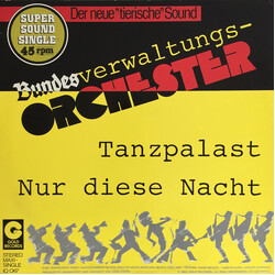 Bundesverwaltungsorchester Tanzpalast USED VINYL 12INCH 45 RPM SINGLE