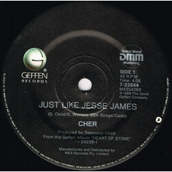 Cher Just Like Jesse James USED VINYL 7INCH SINGLE 45 RPM