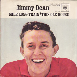 Jimmy Dean Mile Long Train USED VINYL 7INCH 45 RPM SINGLE