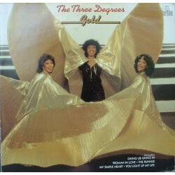 The Three Degrees Gold Vinyl LP USED