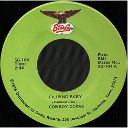 Cowboy Copas Filipino Baby / Hillbilly Heaven USED VINYL 7INCH 45 RPM SINGLE