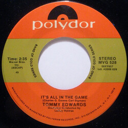 Tommy Edwards It's All In The Game USED VINYL 7INCH 45 RPM STEREO