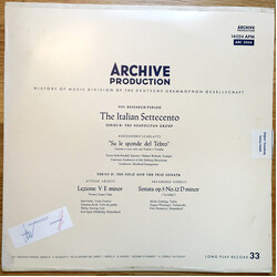 Alessandro Scarlatti / Attilio Ariosti / Arcangelo Corelli "Su Le Sponde De Tebro" · Lizione V E Minor · Sonata Op. 5 No. 12 D Minor Vinyl LP USED