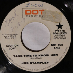 Joe Stampley Take Time To Know Her USED VINYL 7INCH 45 RPM PROMO